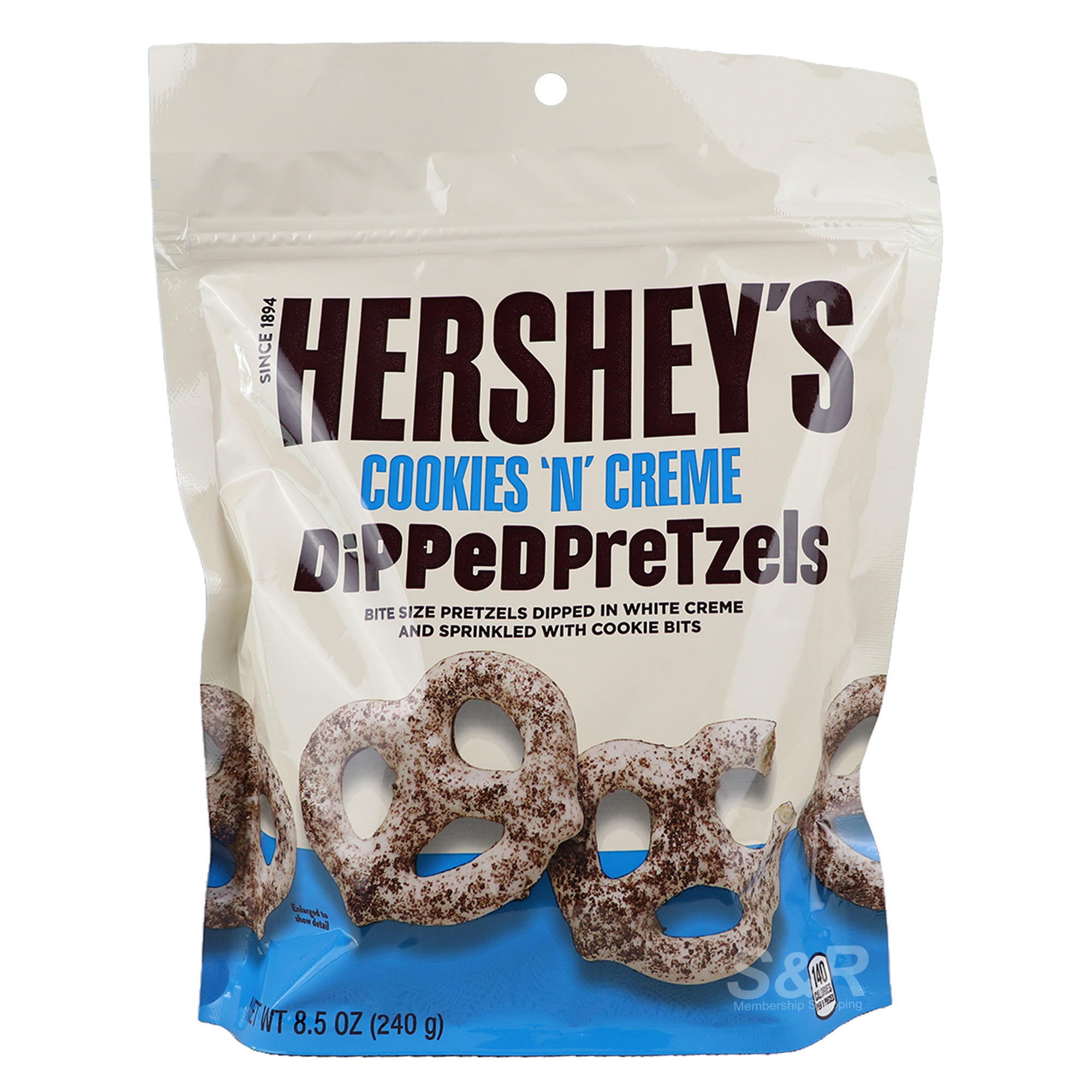 Hershey's Dipped Pretzels Cookies 'N' Creme 240g